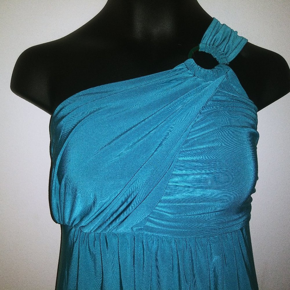 EXPRESS (M) One Shoulder Empire Waist Tunic Top
